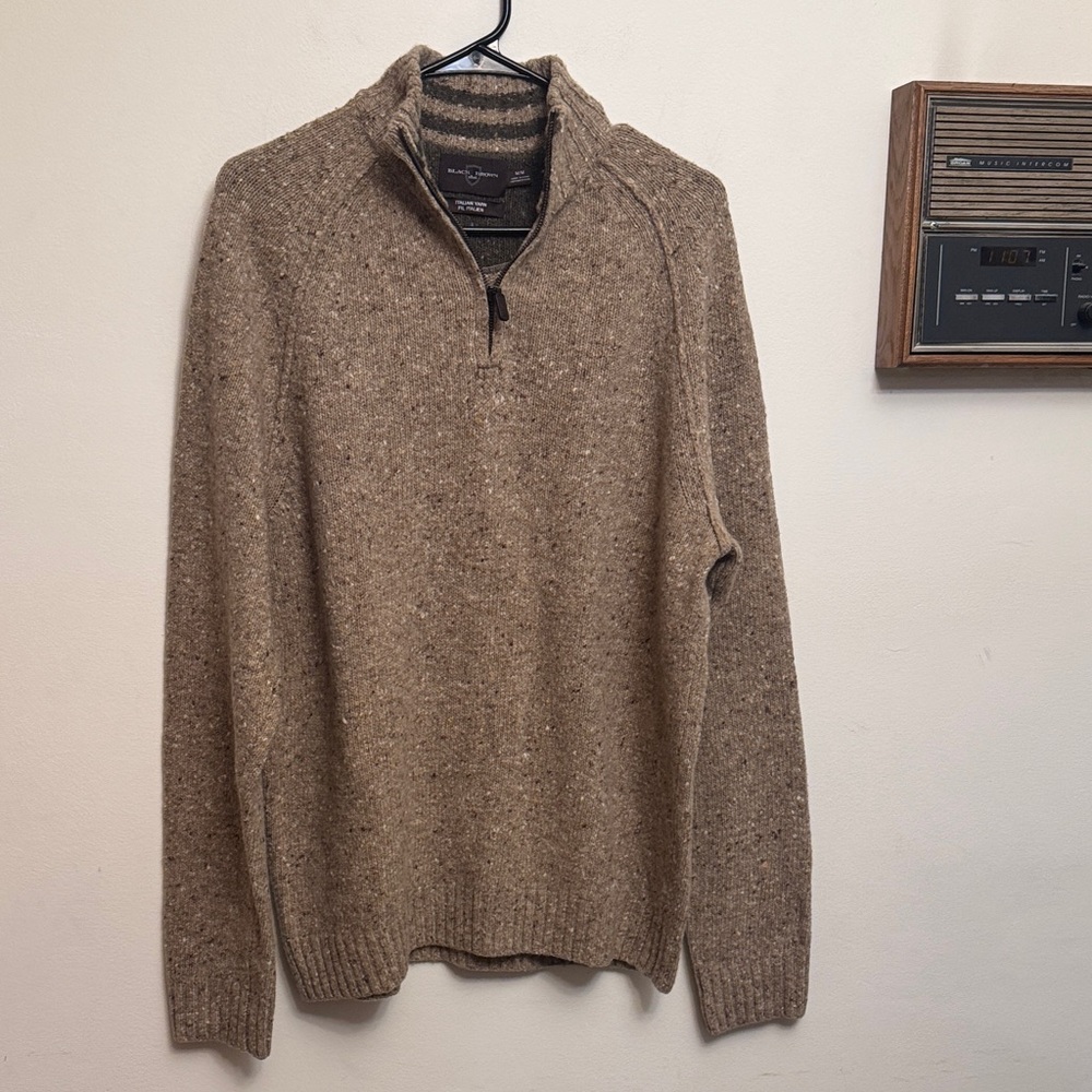BLACK BROWN 1826 Men's Tan Sweater